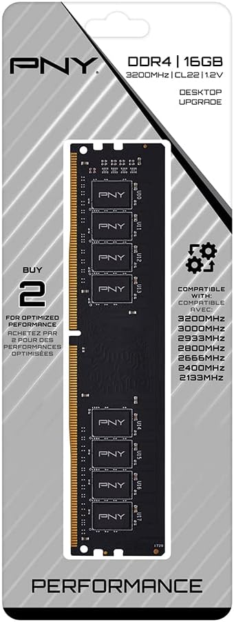 PNY RAM 16GB DDR4 3200MHz CL22 1.2V gamingstoreuae PNY RAM 16GB DDR4 3200MHz CL22 1.2V gamingstoreuae